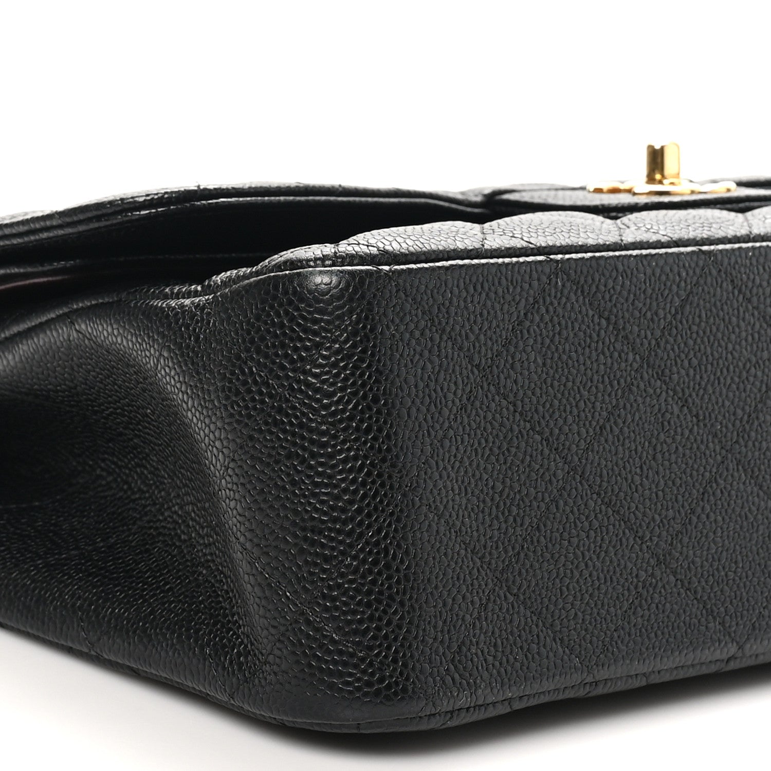 Chanel Caviar Quilted Jumbo Double Flap Black 9 of 10