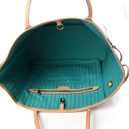 Louis Vuitton Monogram V Neverfull MM Turquoise 4 of 4