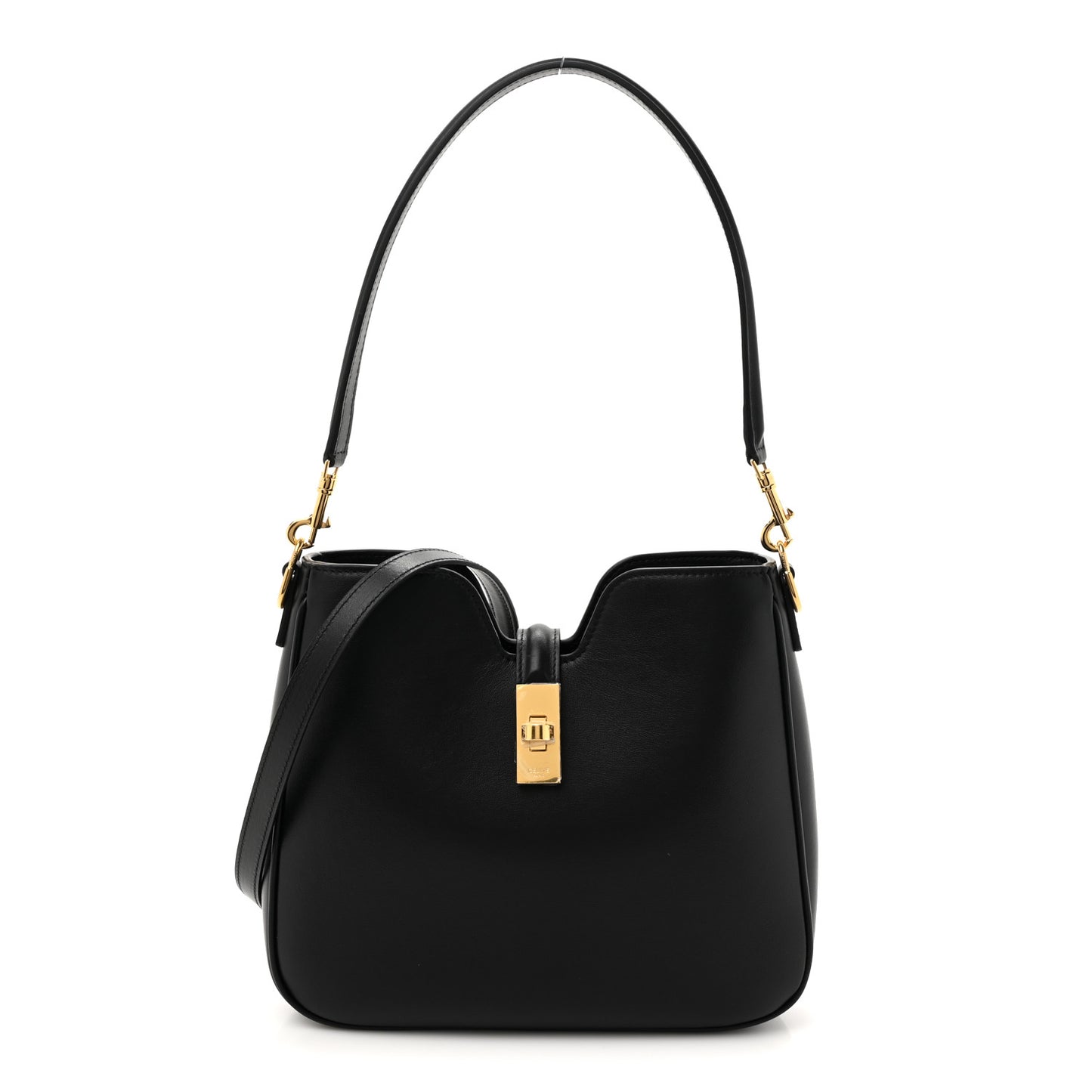 Smooth Calfskin Small Camille 16 Soft Bag Black