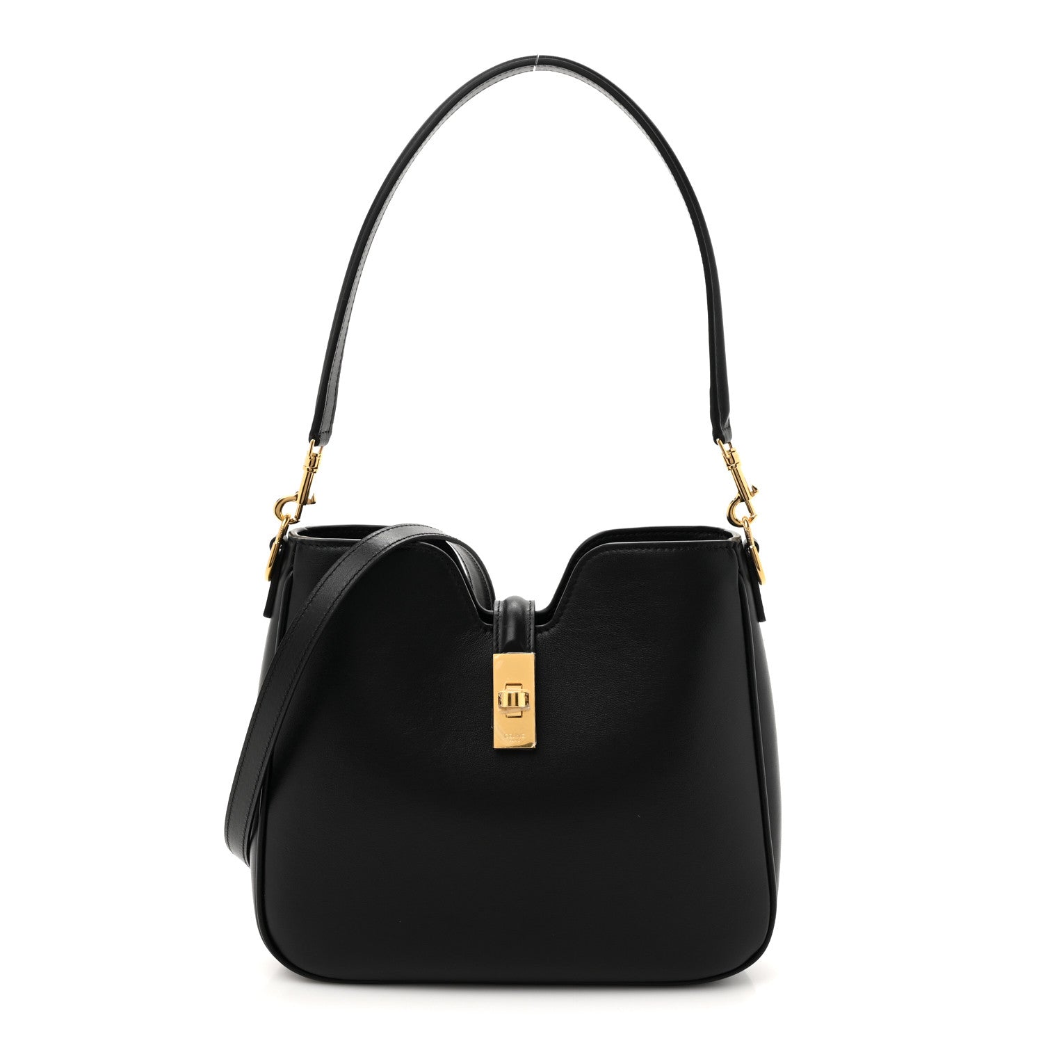 Celine Smooth Calfskin Small Camille 16 Soft Bag Black 1 of 10