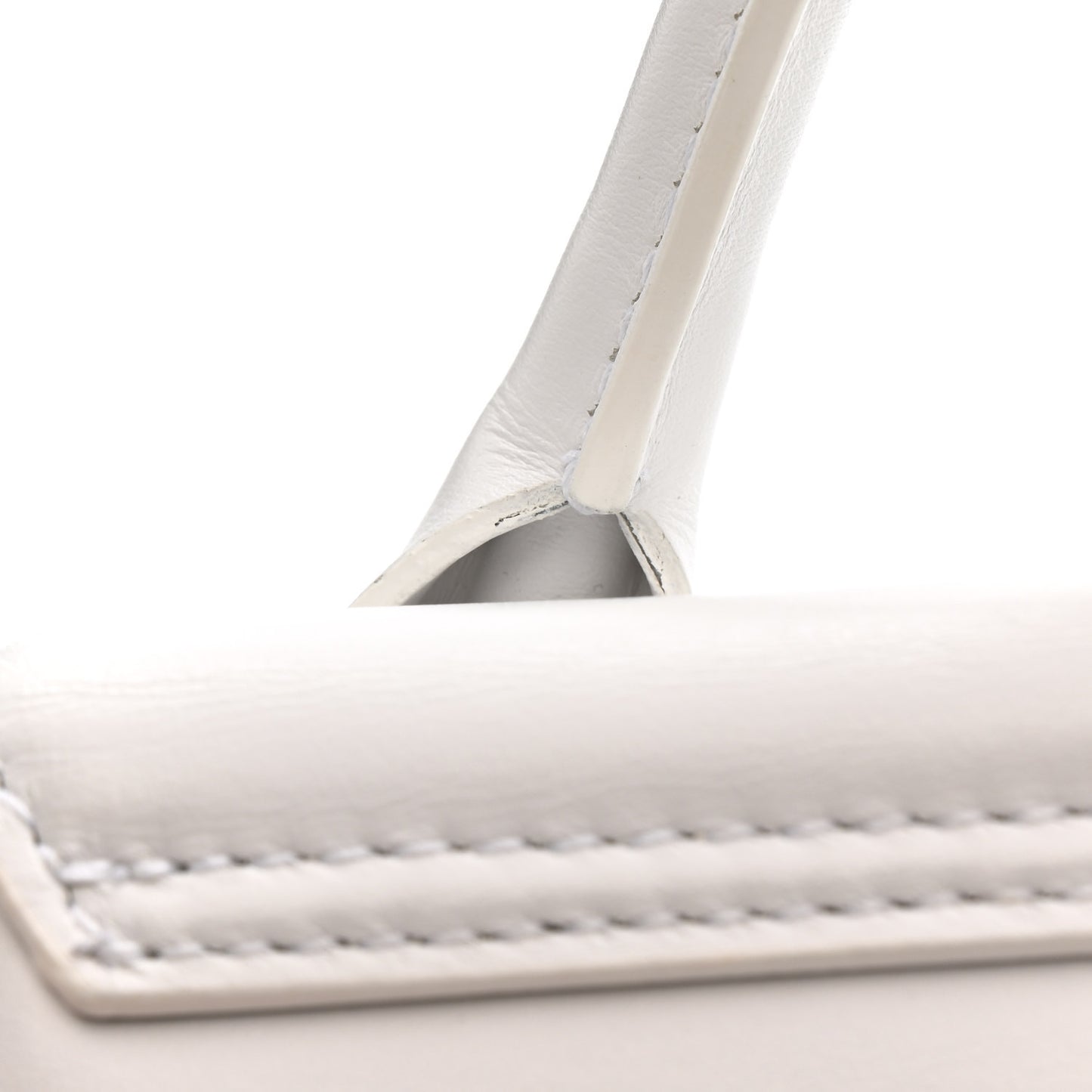 Smooth Calfskin Le Chiquito Long White