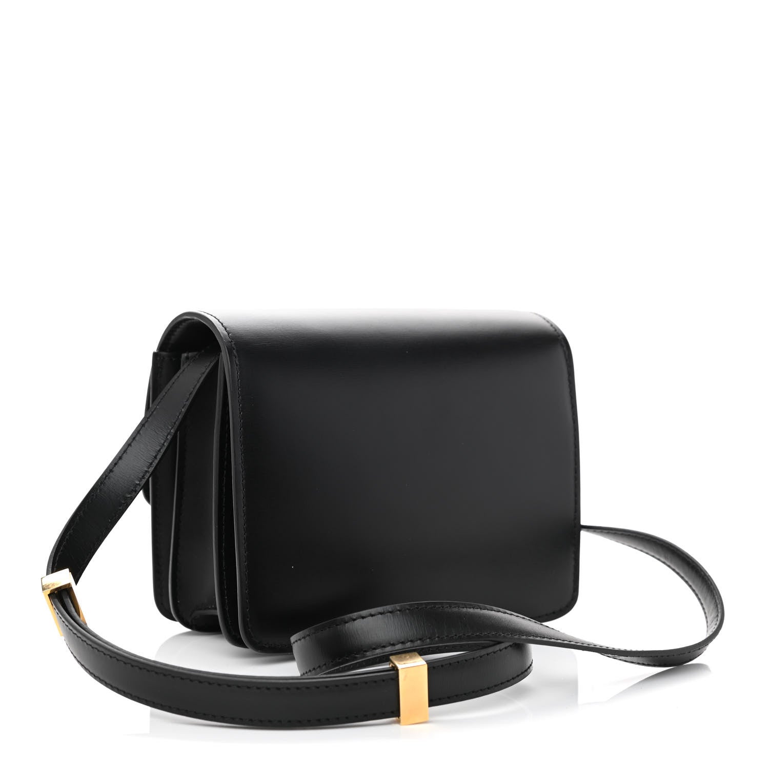 Celine Box Calfskin Small Classic Box Flap Bag Black 3 of 11