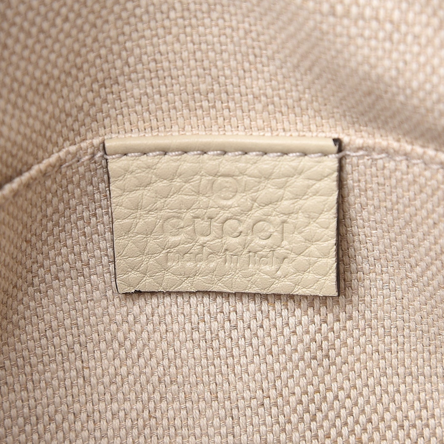 Python Small Soho Disco Bag Off White Nut Brown Beige