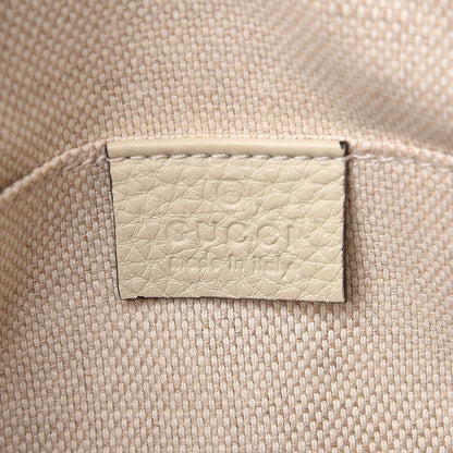 Gucci Python Small Soho Disco Bag Off White Nut Brown Beige 6 of 7