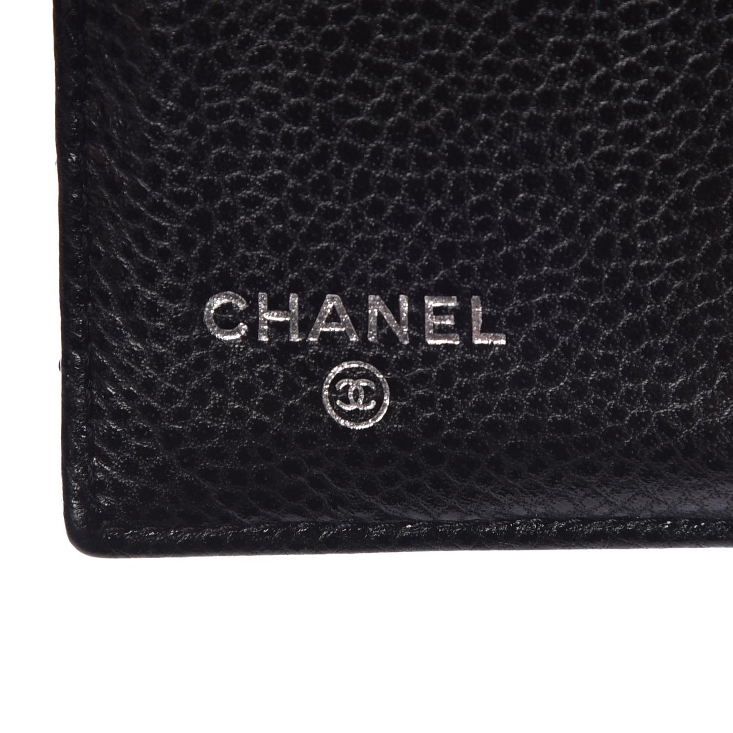 Caviar Quilted Compact French Flap Wallet Black