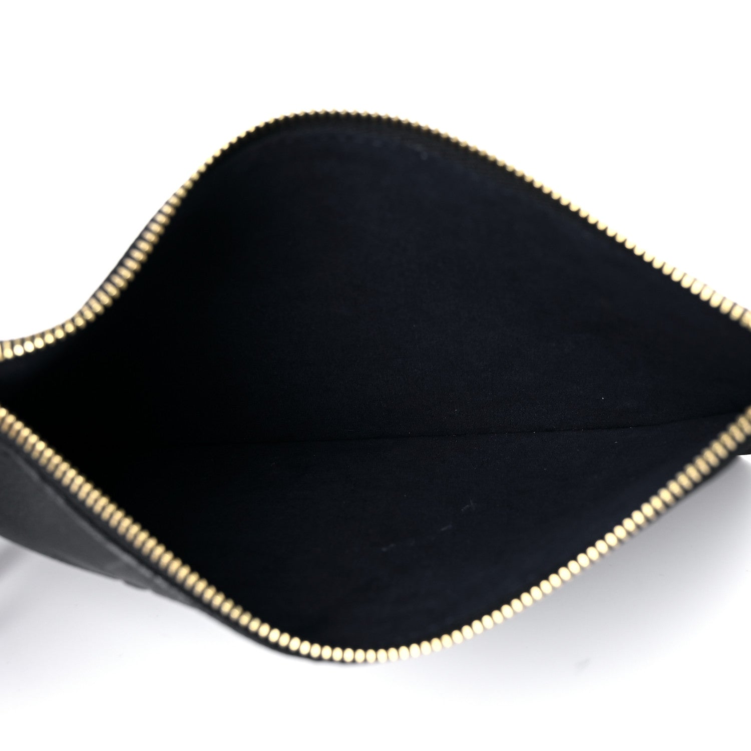 Louis Vuitton Empreinte Monogram Giant Neverfull MM Pochette Black 5 of 11