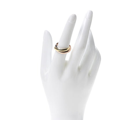 Cartier 18K Pink Yellow White Gold Classic Trinity Ring 56 7.5 2 of 6