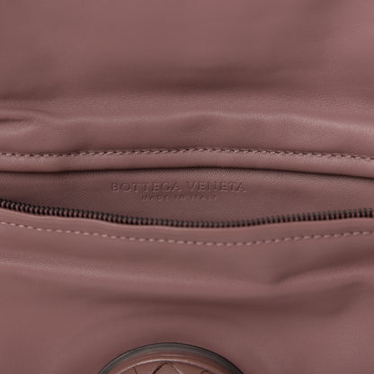 Bottega Veneta Nappa Intrecciato Turnlock Clutch Deco Rose 6 of 9