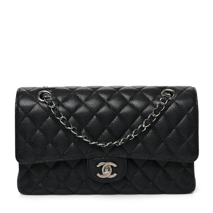 Chanel Caviar Quilted Medium Double Flap Black 1 of 8