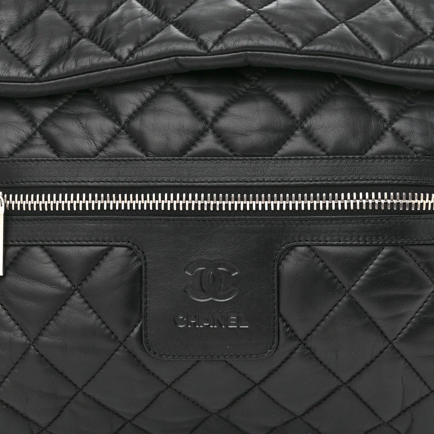 Lambskin Quilted Coco Cocoon Backpack Black