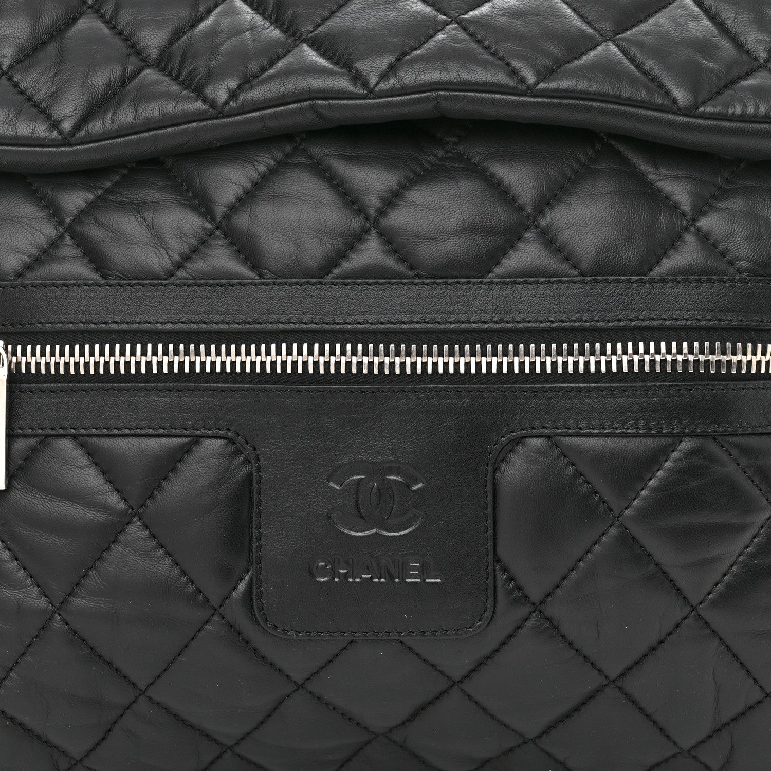 Chanel Lambskin Quilted Coco Cocoon Backpack Black 8 of 12