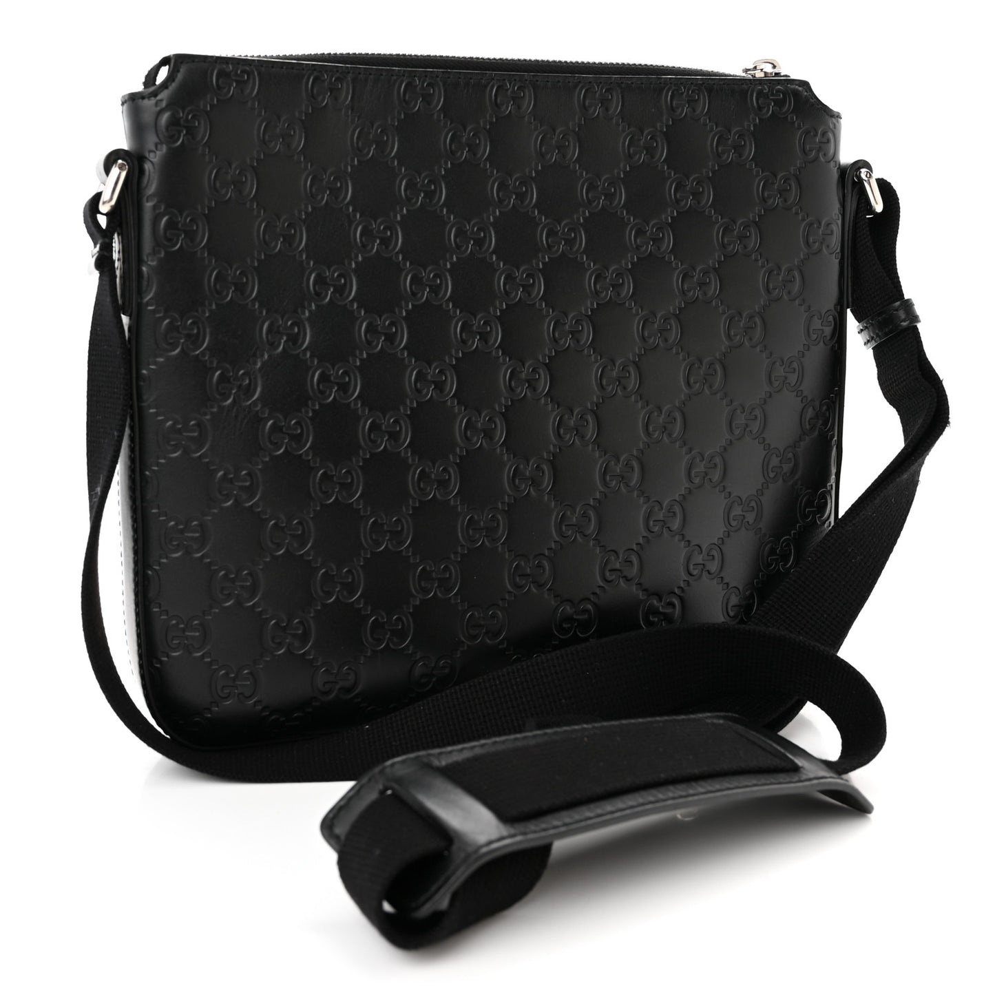 Guccissima Signature Small Messenger Bag Black