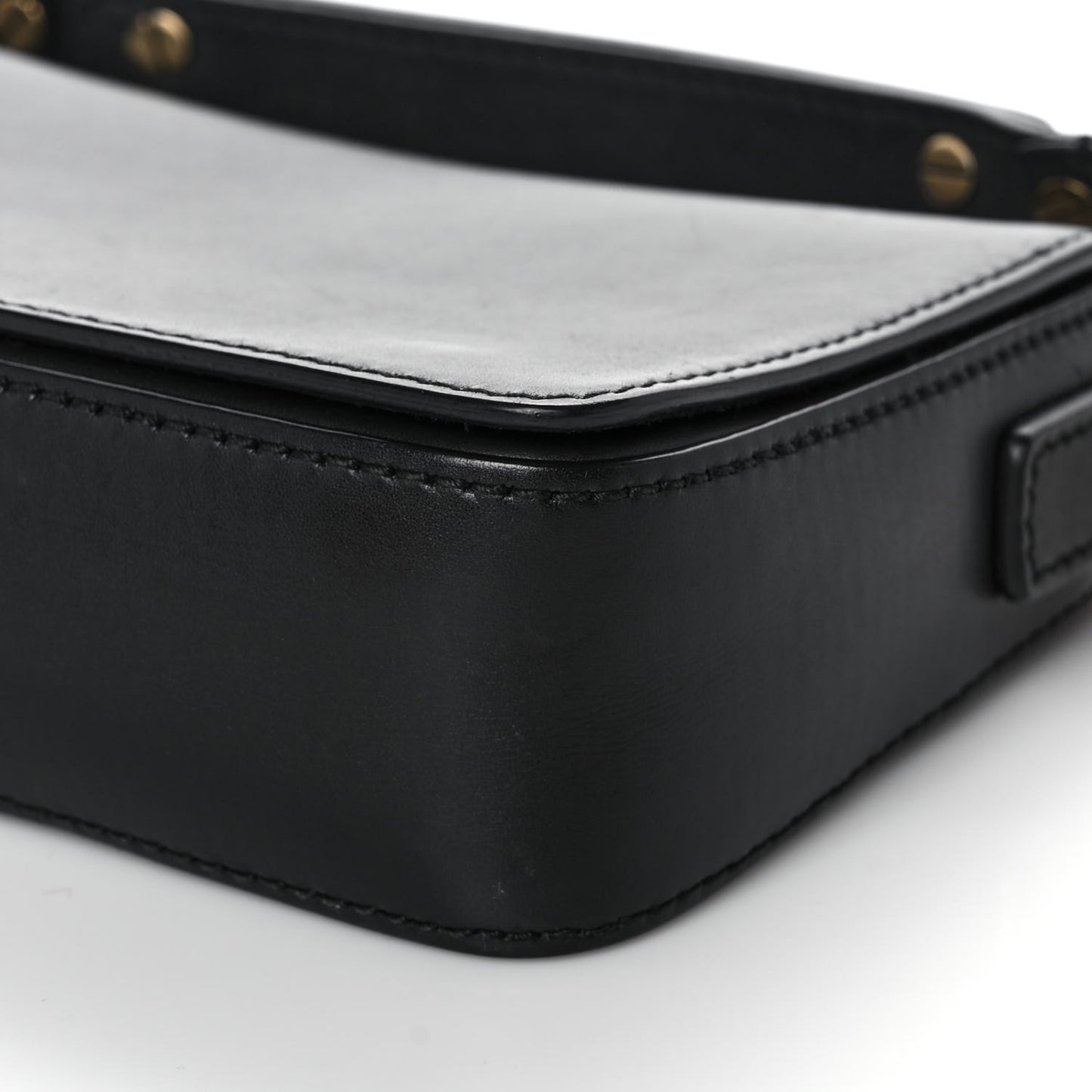 Calfskin J'Adior Flap Bag Black