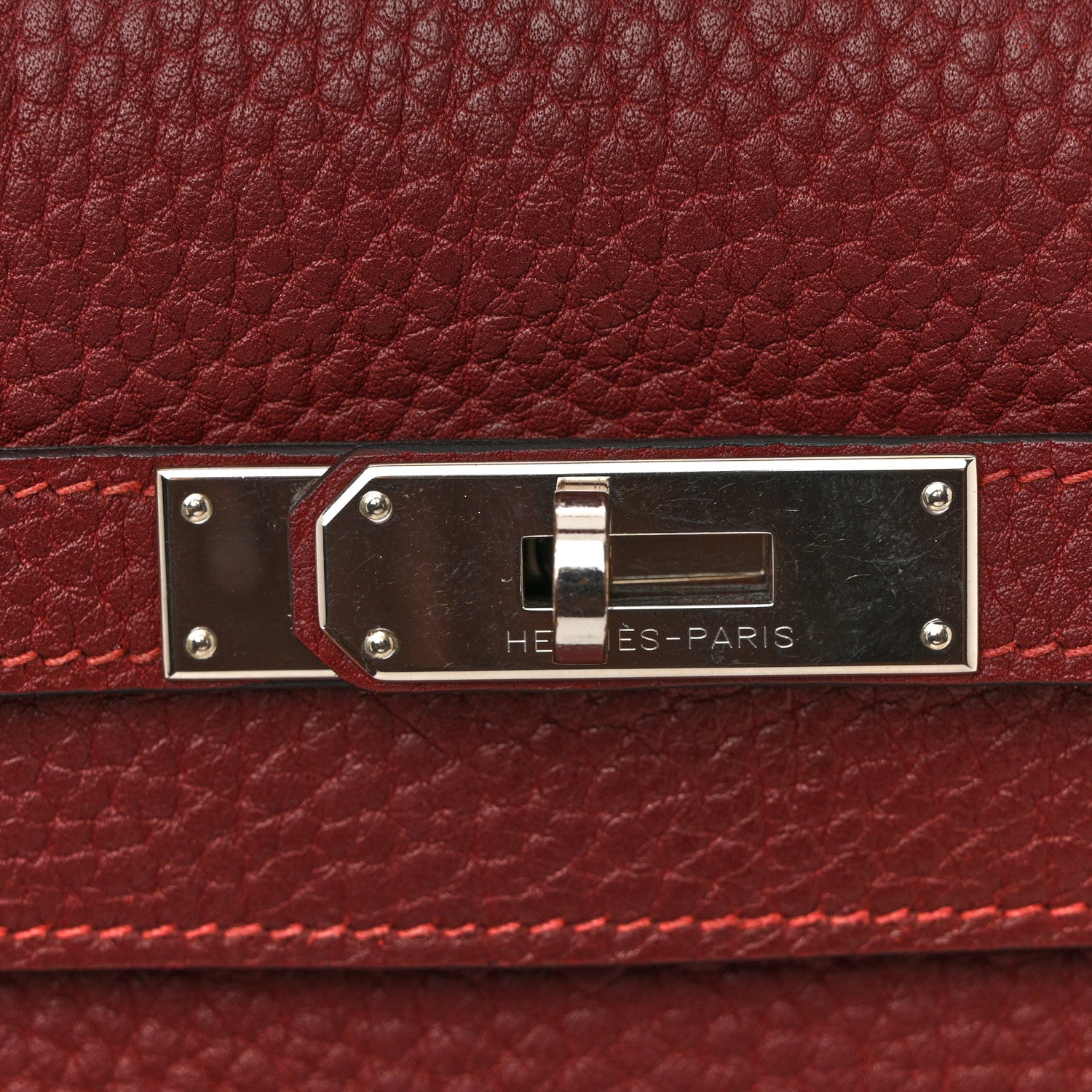 Hermes Fjord Kelly Sellier 35 Rouge H 15 of 16