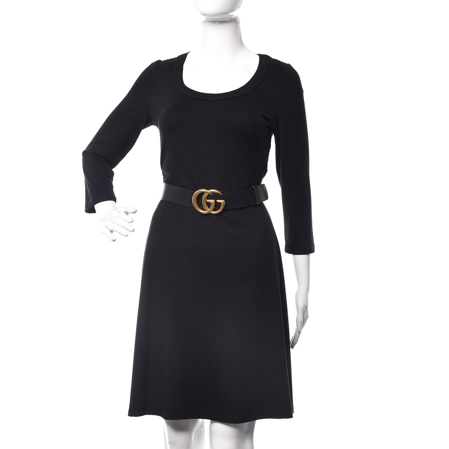 Calfskin Double G 40mm Belt 85 34 Black