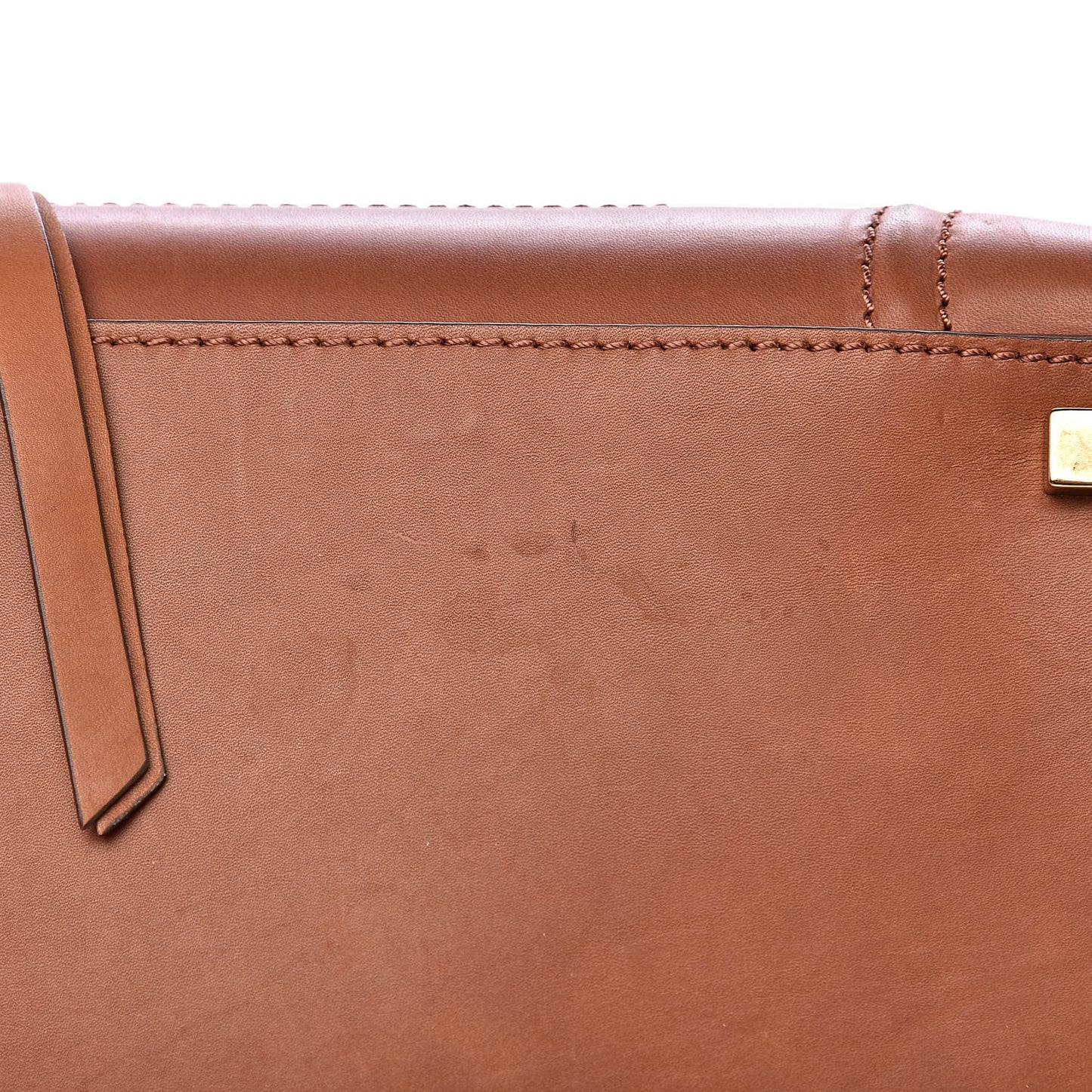 Natural Calfskin Medium Phantom Luggage Tan