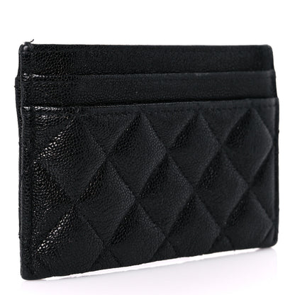 Chanel Caviar Quilted Boy Card Holder Black 3 of 16