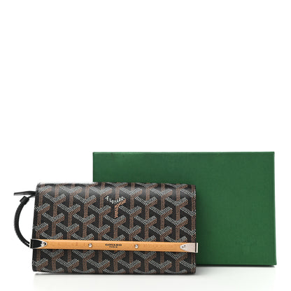 Goyard Goyardine Monte Carlo Bois Clutch Black 7 of 7