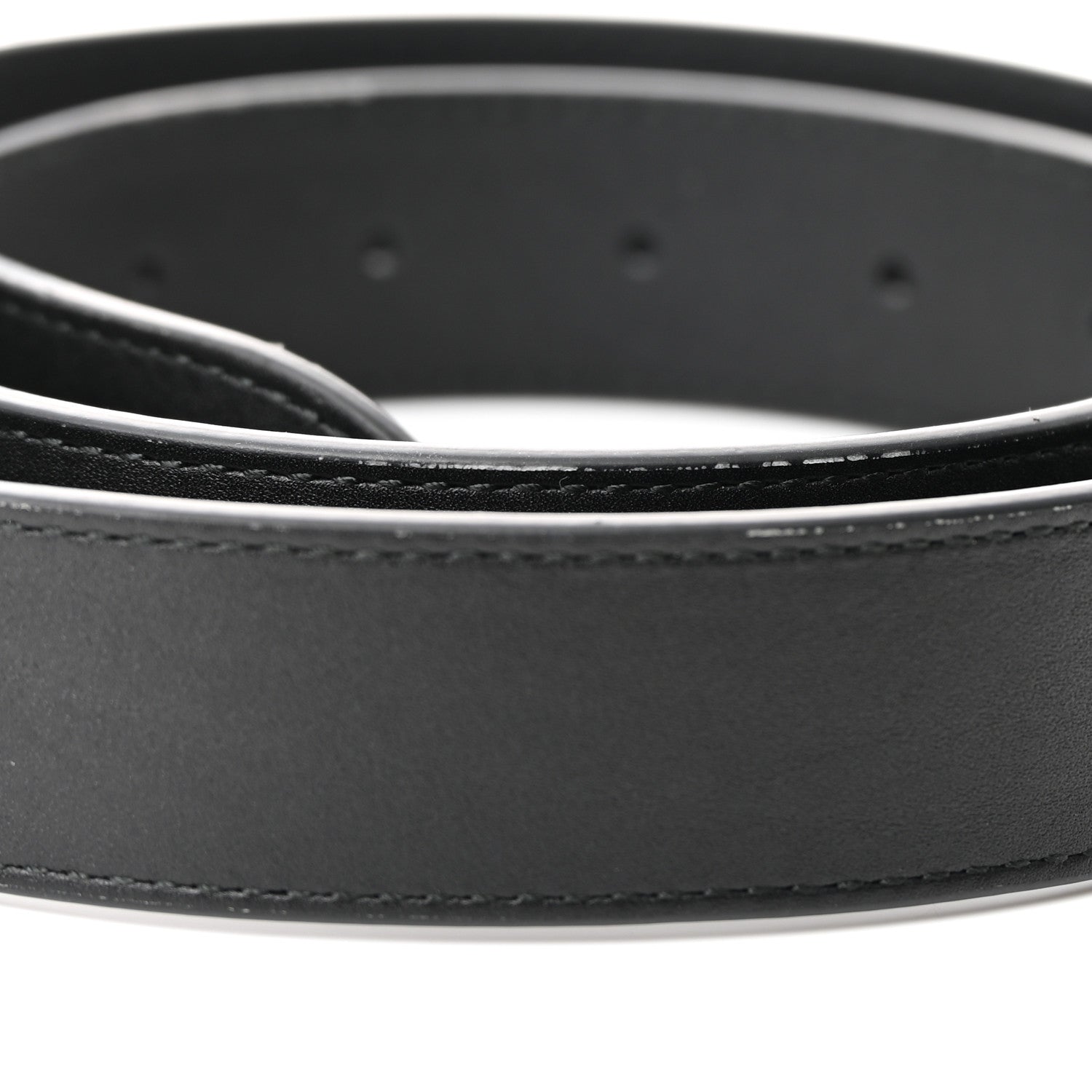 Gucci Calfskin Matelasse GG Marmont Belt Bag 85 34 Black 12 of 14