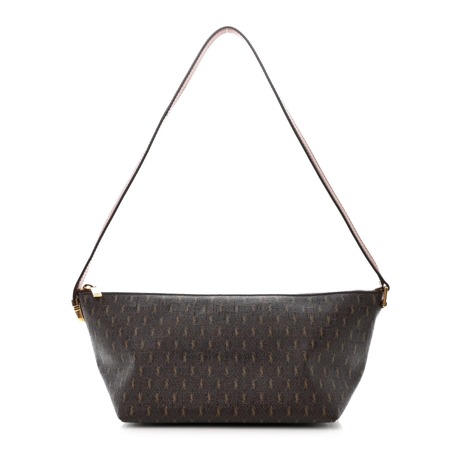 Canvas Smooth Calfskin Le Monogramme Crossbody Bag Chestnut
