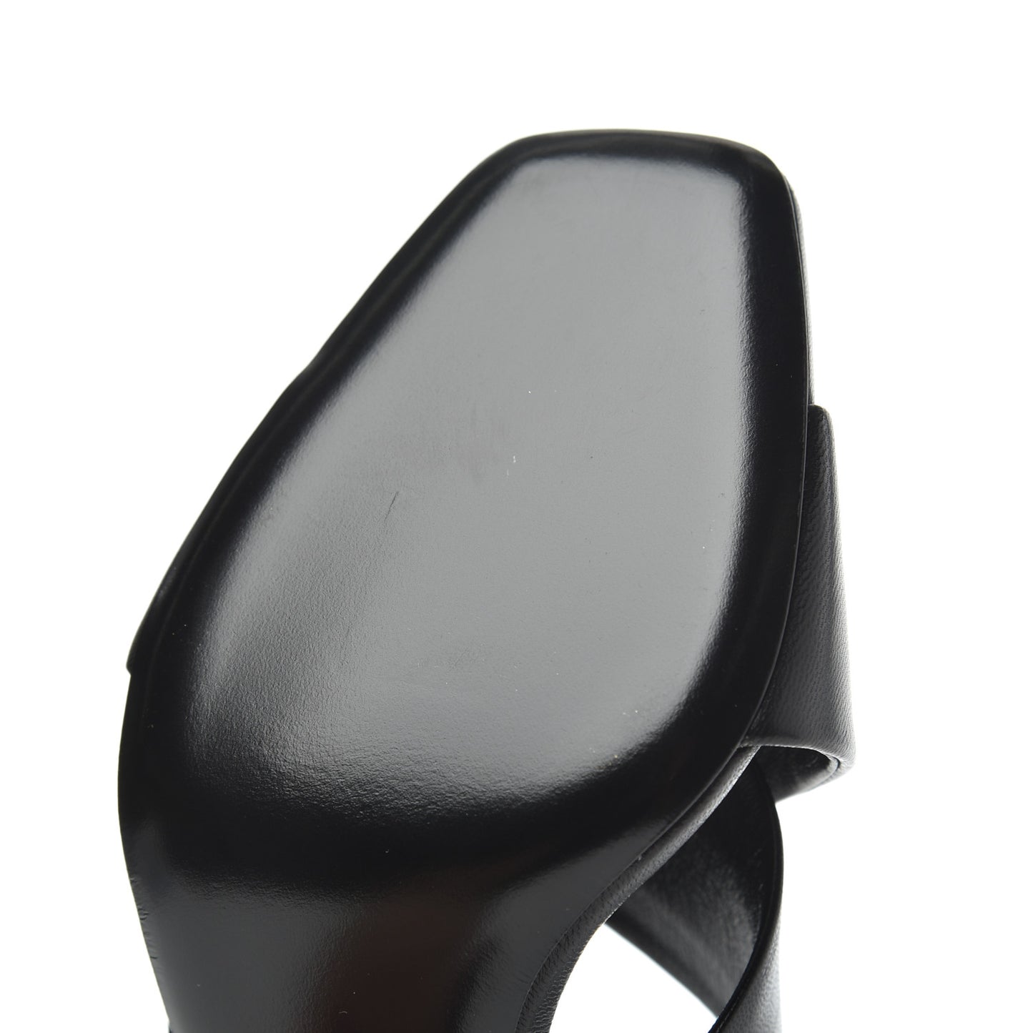 Calfskin LouLou Mules 38.5 Black