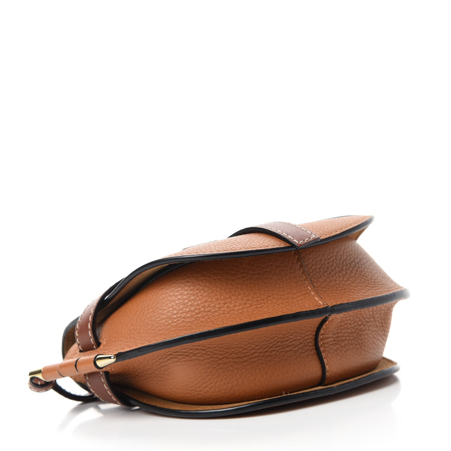 Loewe Grained Calfskin Mini Gate Crossbody Bag Caramel Pecan 4 of 10