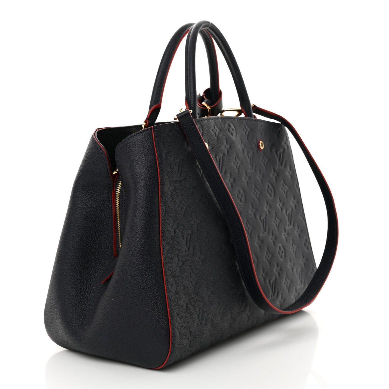 Louis Vuitton Empreinte Montaigne GM Marine Rouge 3 of 10
