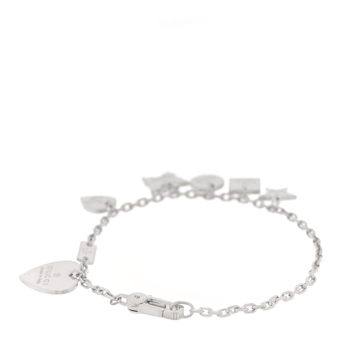 Sterling Silver Trademark Charm Bracelet