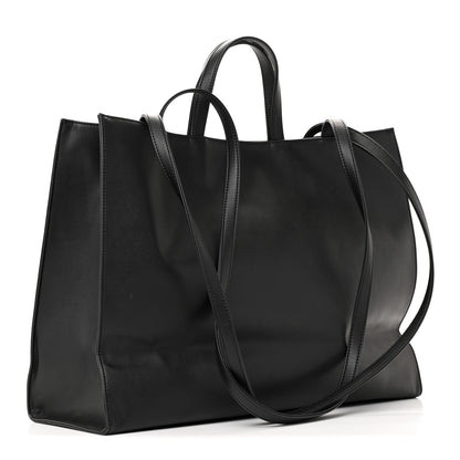 Telfar Vegan Leather Large Shopping Bag Black 3 of 13