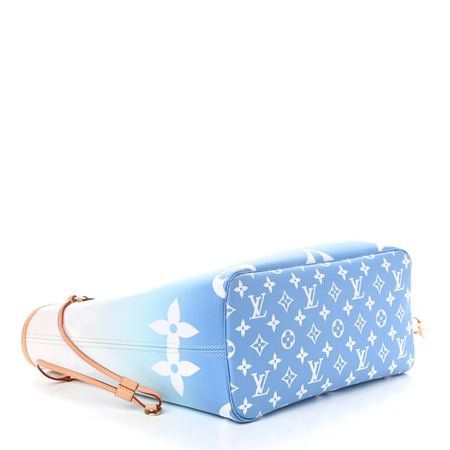 Louis Vuitton Monogram Giant By The Pool Neverfull MM Blue 3 of 4