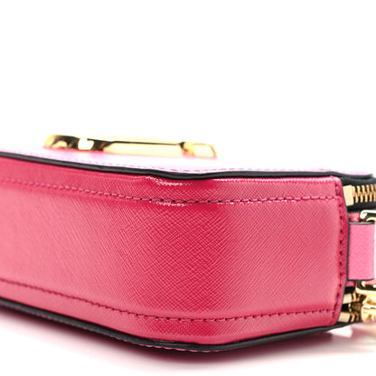Marc Jacobs Saffiano Small Snapshot Camera Bag Pink 9 of 9