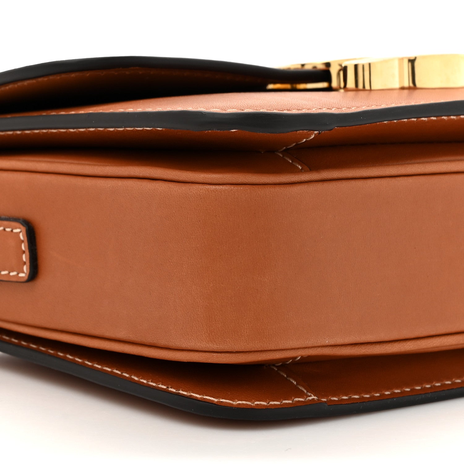 Celine Shiny Calfskin Teen Triomphe Tan 10 of 13