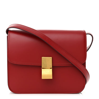 Celine Box Calfskin Teen Classic Box Flap Bag Red 1 of 13