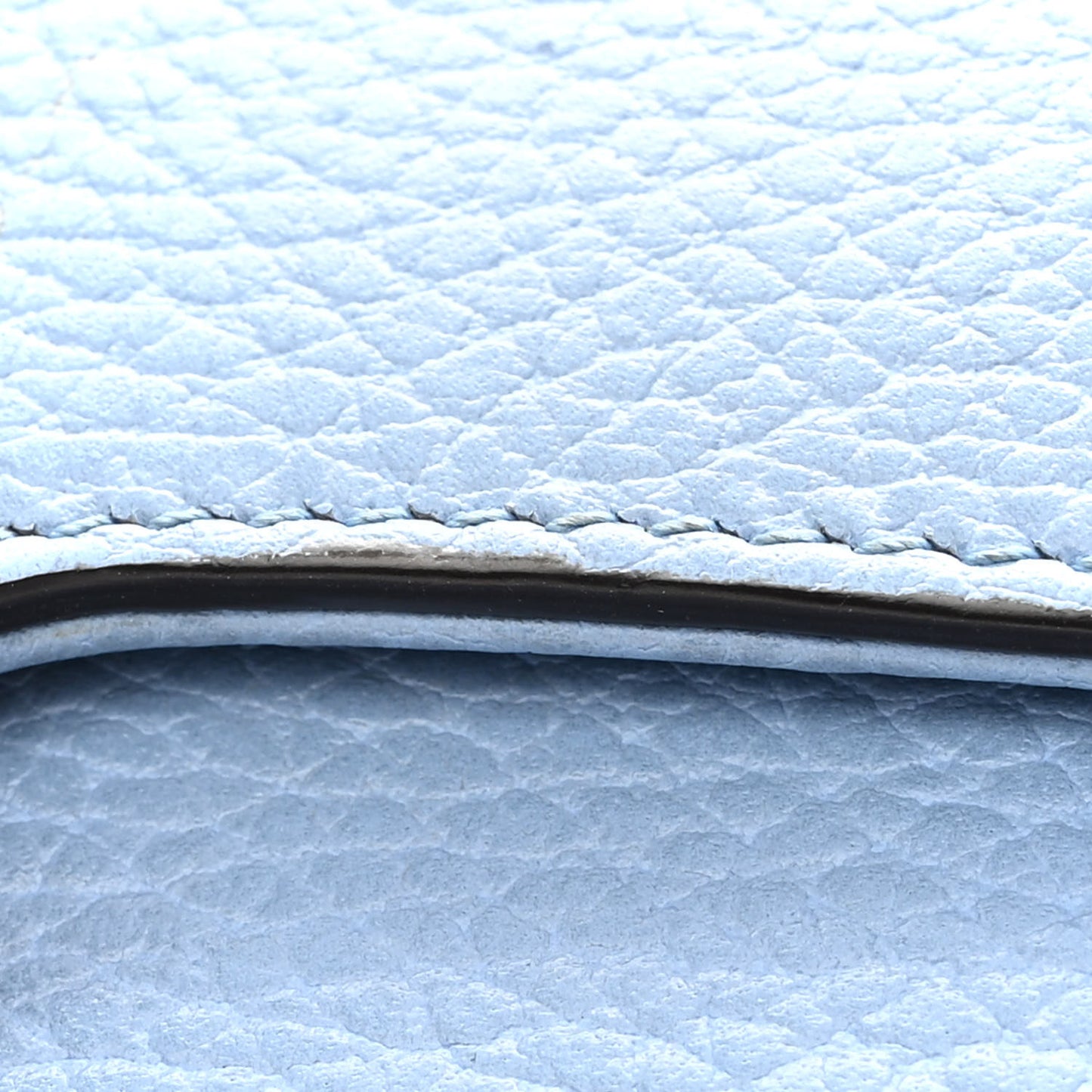 Dollar Calfskin Small Interlocking G Shoulder Bag Mineral Blue