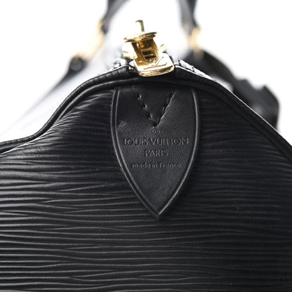 Louis Vuitton Epi Keepall 55 Black 7 of 12