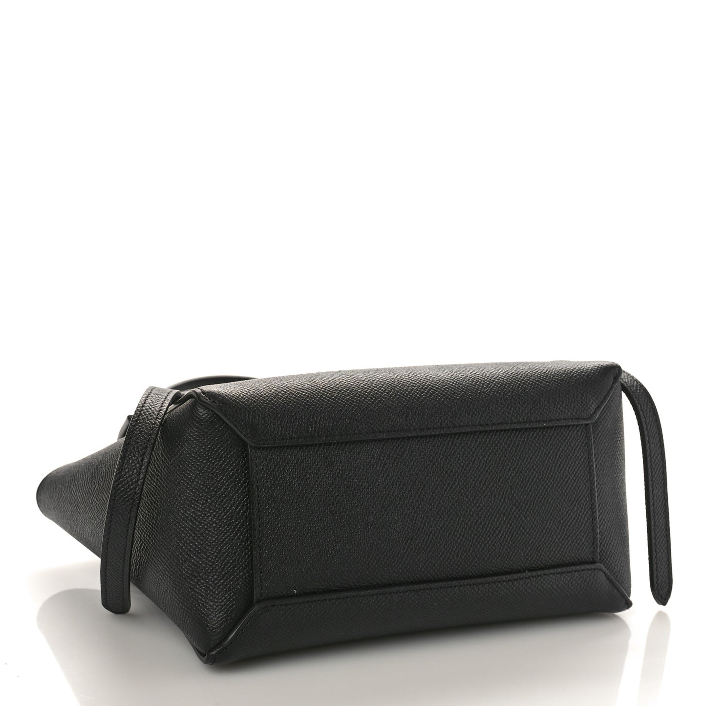 Grained Calfskin Nano Belt Bag Black