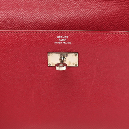 Hermes Epsom Kelly Longue Wallet Rubis 13 of 14