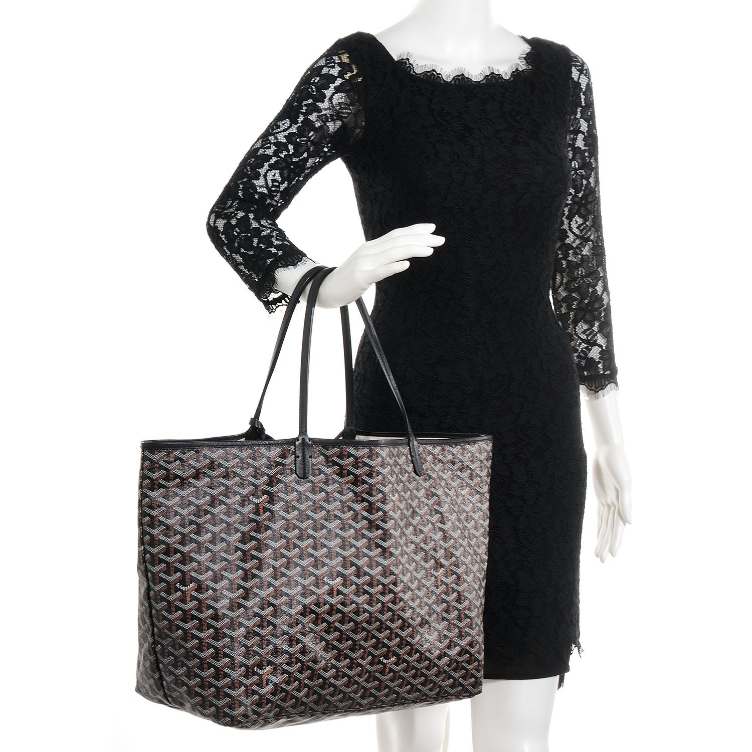 Goyard Goyardine Saint Louis GM Black 2 of 9
