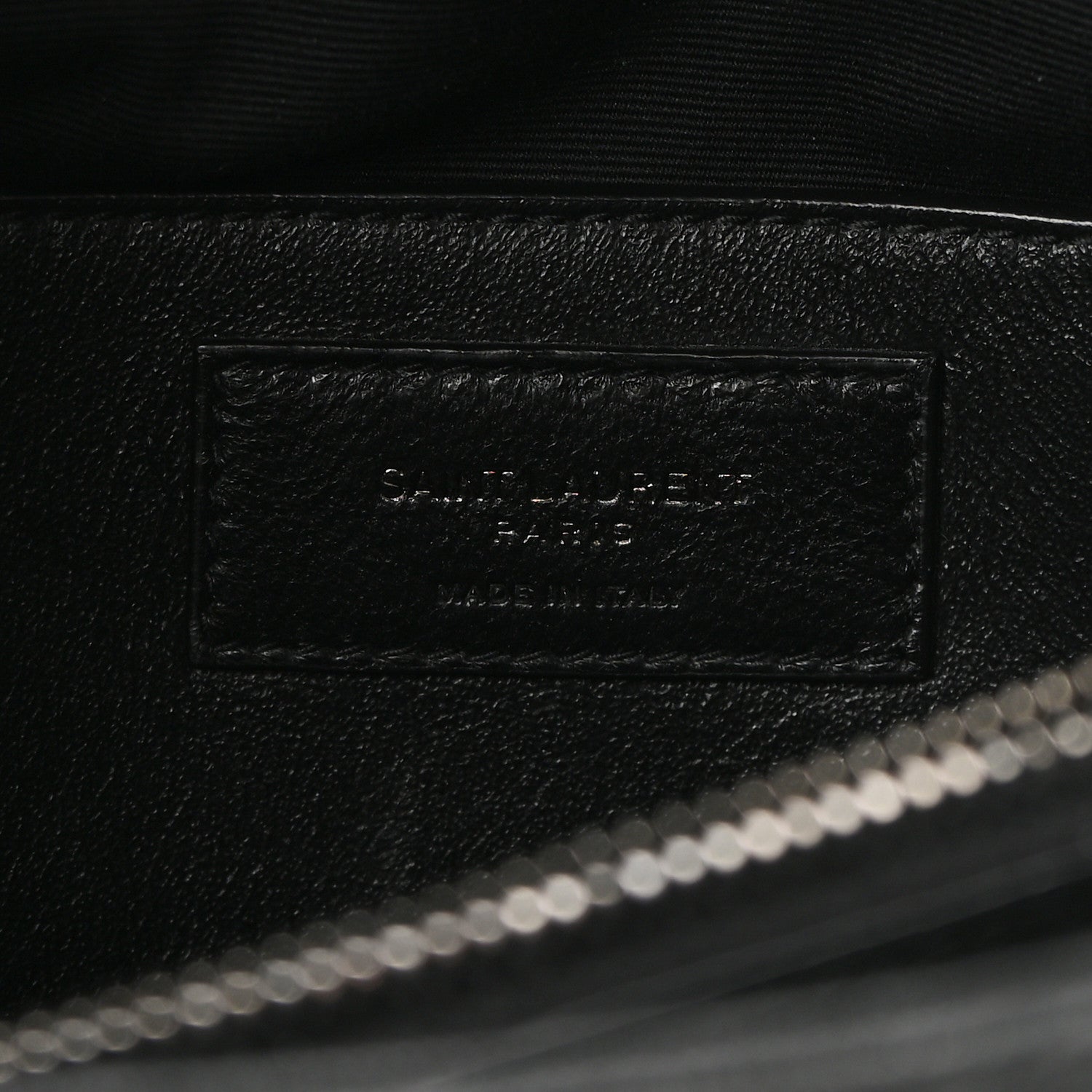 Saint Laurent Sheepskin Matelasse Chevron Monogram Large College Satchel Black 6 of 10