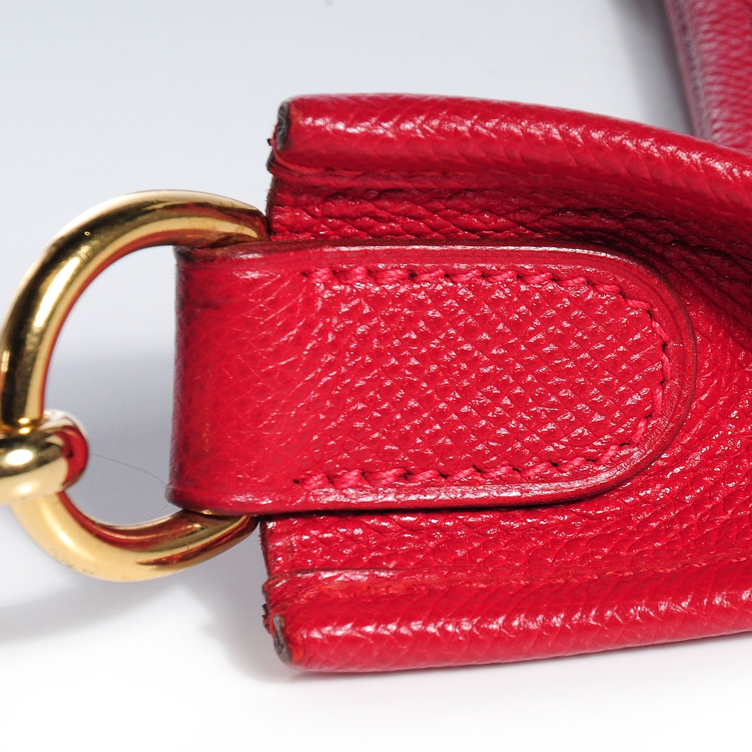 Hermes Courchevel Evelyne GM Rouge Vif 17 of 20