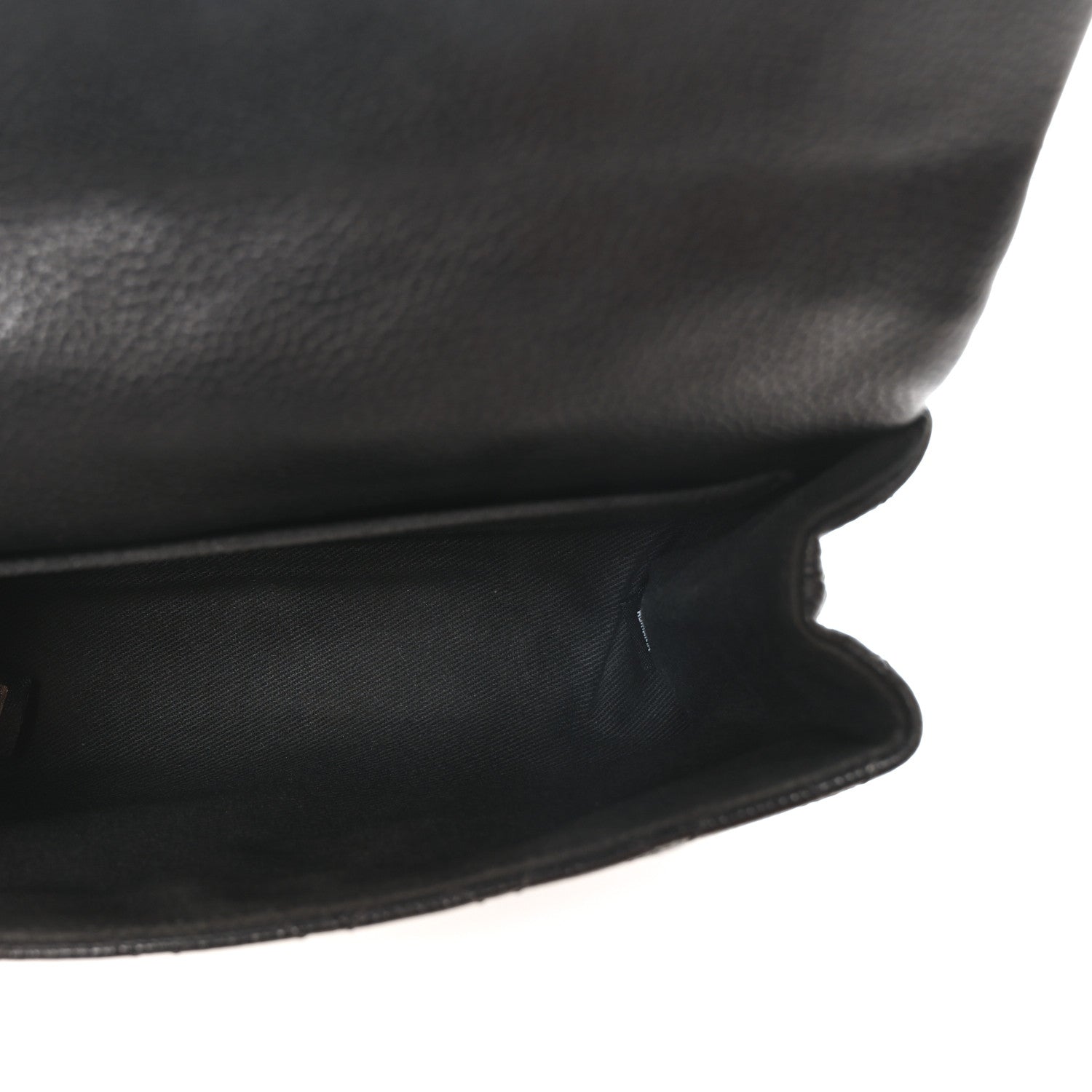 Chanel Grained Calfskin Quilted 2.55 Reissue Flap Belt Bag Clutch Black 9 of 18