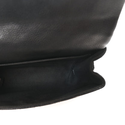 Chanel Grained Calfskin Quilted 2.55 Reissue Flap Belt Bag Clutch Black 9 of 18