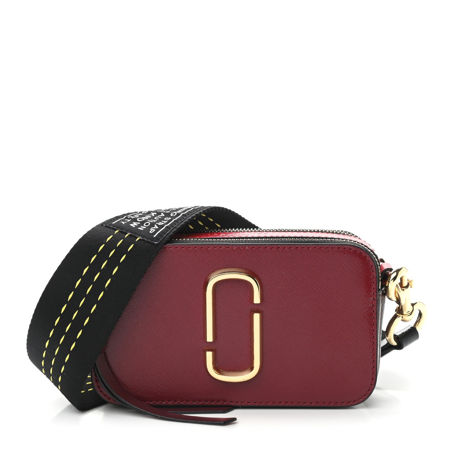 Marc Jacobs Saffiano Small Snapshot Camera Bag Red Multicolor 1 of 10