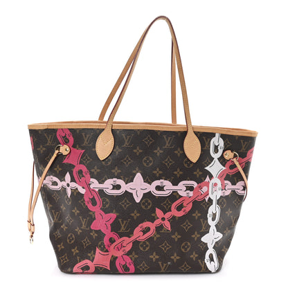 Louis Vuitton Monogram Bay Neverfull MM Rose Ballerine Poppy 1 of 13