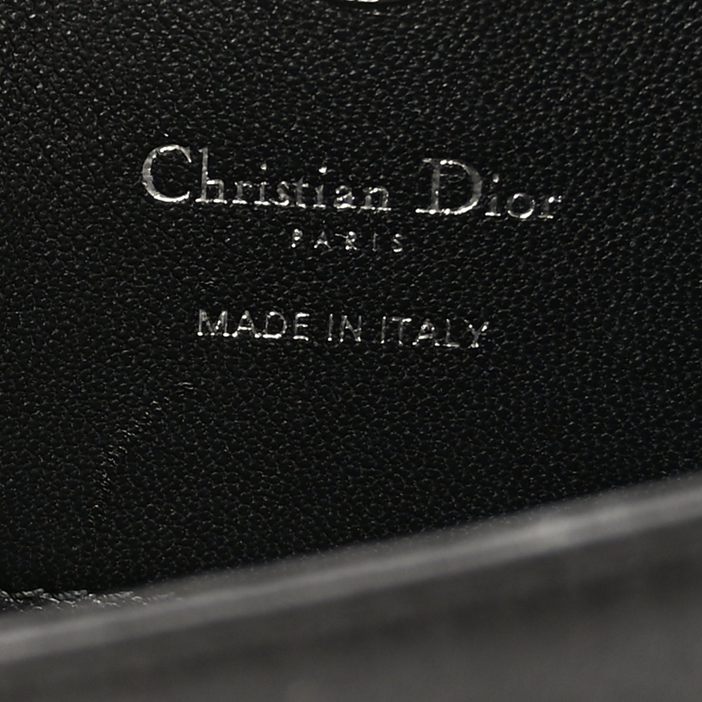 Satin Diorama Pochette Black