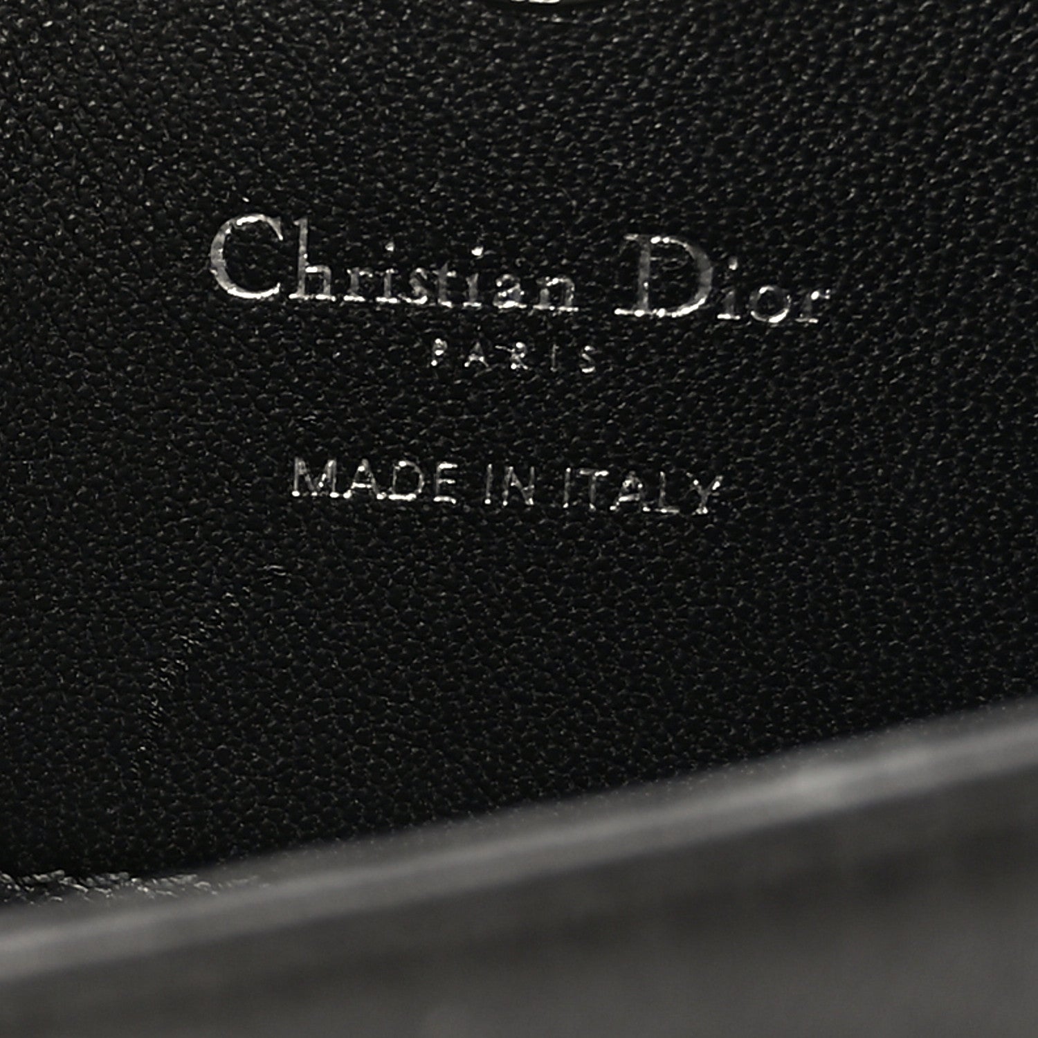 Christian Dior Satin Diorama Pochette Black 6 of 8
