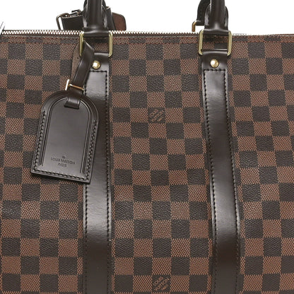 Louis Vuitton Damier Ebene Keepall Bandouliere 45 8 of 10