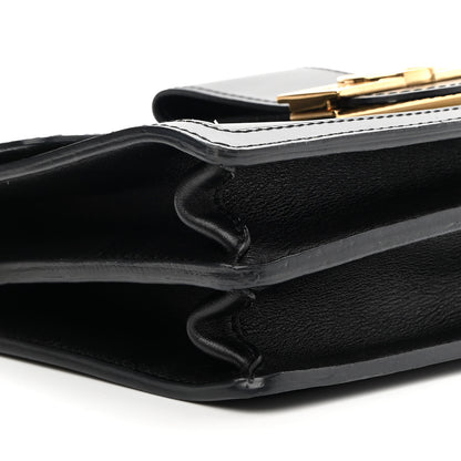 Louis Vuitton Smooth Calfskin Dauphine MM Black 7 of 9