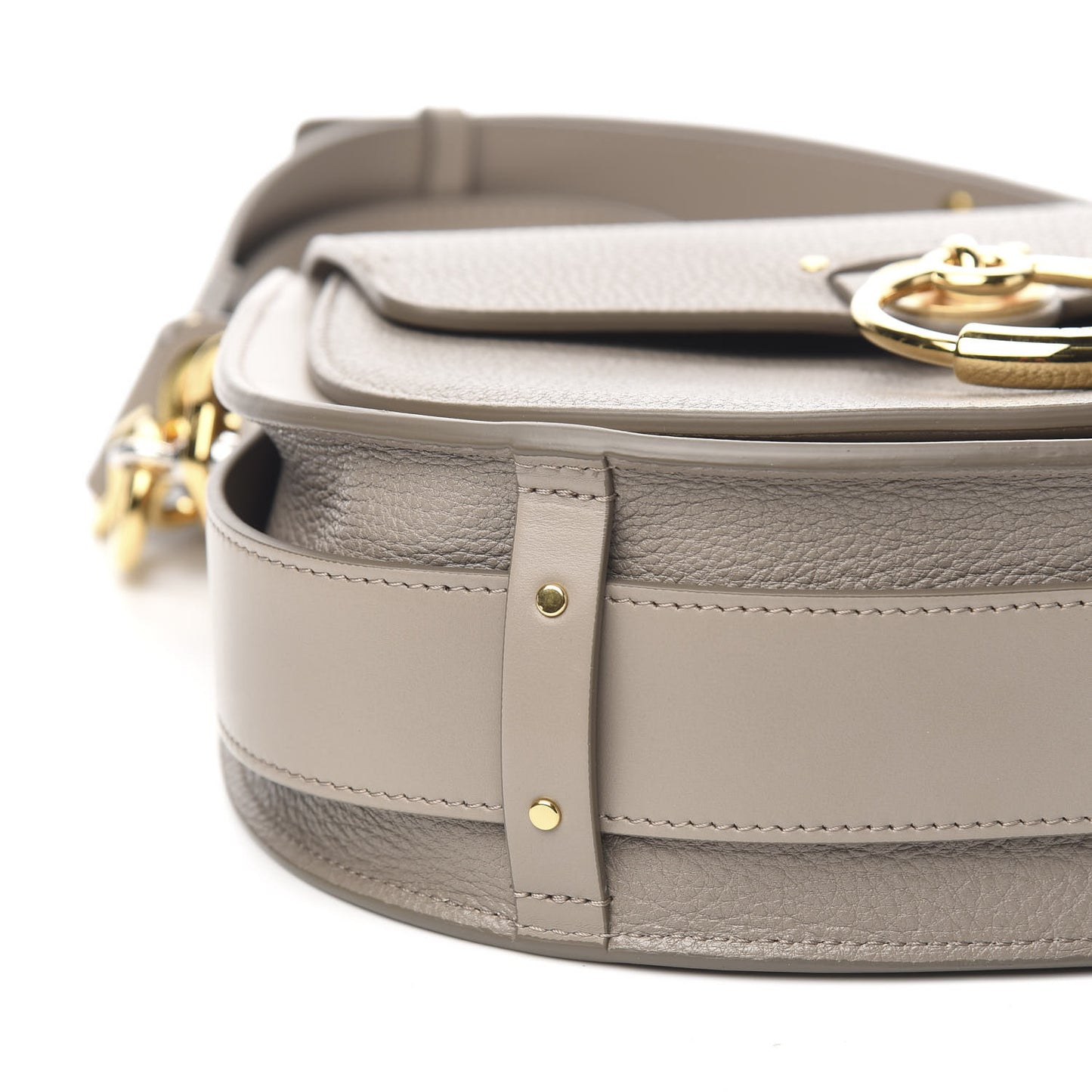 Calfskin Large Tess Bag Motty Grey