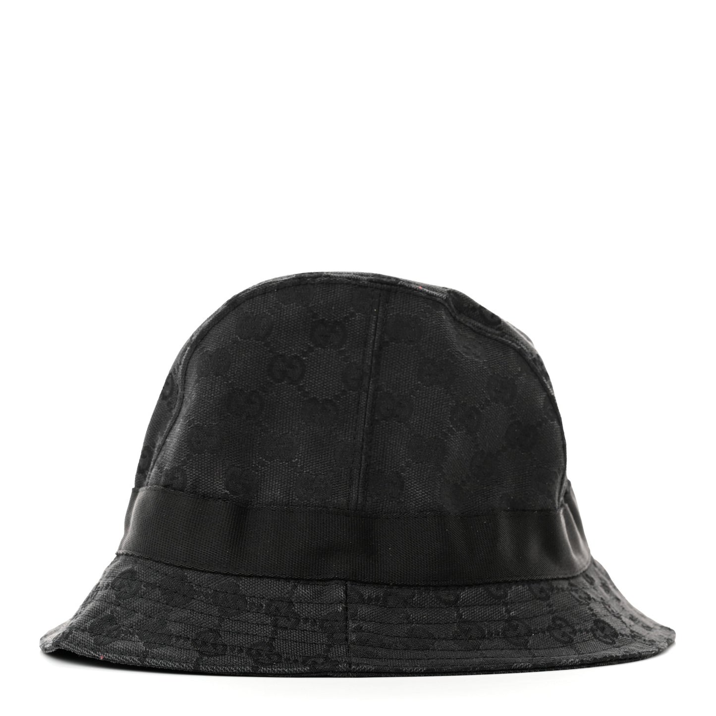 GG Monogram Bucket Hat M Black
